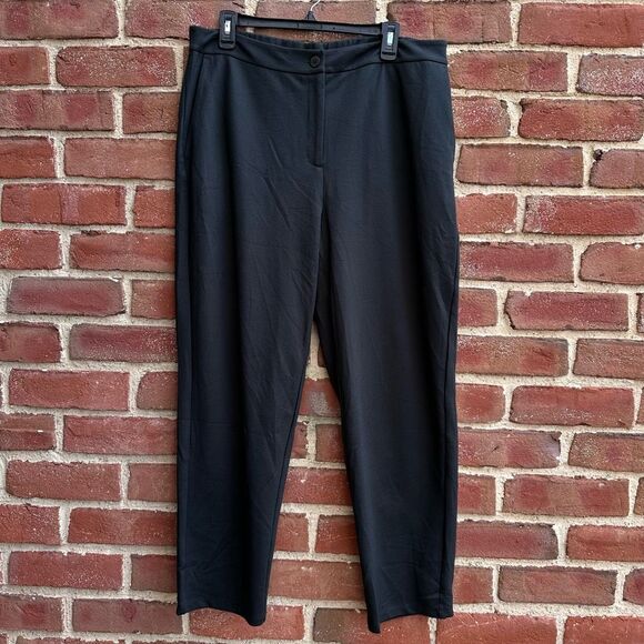 Eileen Fisher Women's $178  Ponte Slim Pants size large - Picture 1 of 8